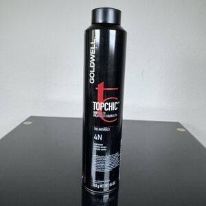 Goldwell Topchic Permanent Hair Color 8.6 oz Can 4N Mid Brown